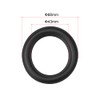 sourcing map 4 pieces speaker rubber edge surround rings for
