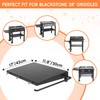 2PCS Foldable Griddle Side Shelf Kits for Blackstone 28" Griddle