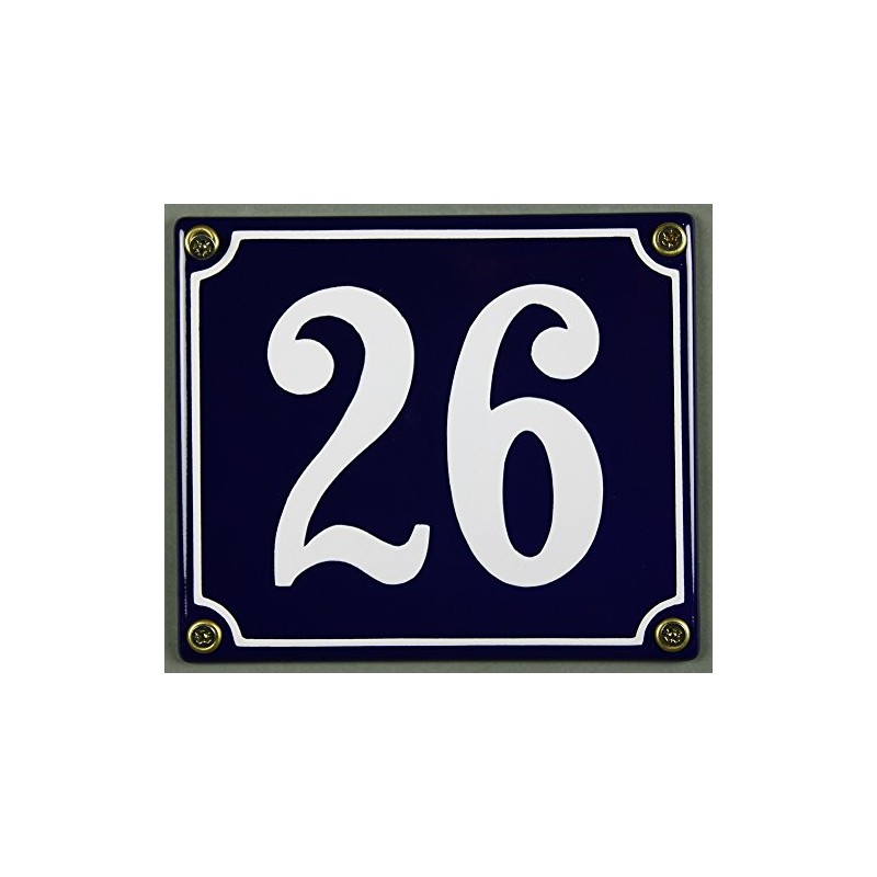 Buddel Bini Weatherproof 12 Blue Enamel House 26 x 14
