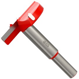 CSOOM Woodworking Drill Bore Bit Saw Woodworking Drill for Hardwood Plastic Plywood Etc DIY Drilling Tools (2 Cutters 60mm)