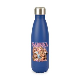 New Spirit Original Vintage 90's style Sabrina Carpenter screw top lid stainless steel water bottle drinks cup water bottle refill cute fun explore travel