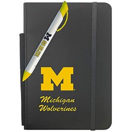 Greeting Pen Michigan 5" x 8.25" Notebook and 1 Rotating Message Pen Set (1210M)