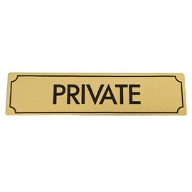 Light Sign Plate LG170 , gold