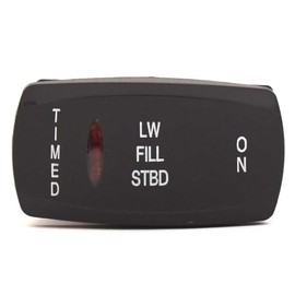 Marine Boat Rocker Switch | Starboard Livewell Fill Timed/Off/ON