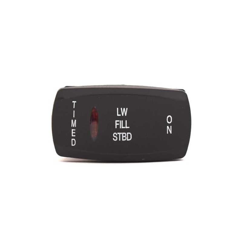 Marine Boat Rocker Switch | Starboard Livewell Fill Timed/Off/ON