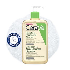 CeraVe Limpiador en Aceite Espumoso Hidratante Piel Normal a Muy Seca 236ml | 8oz