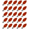 Creative Hobbies® Transparent Orange C7 Light Bulbs - 7 Watt,