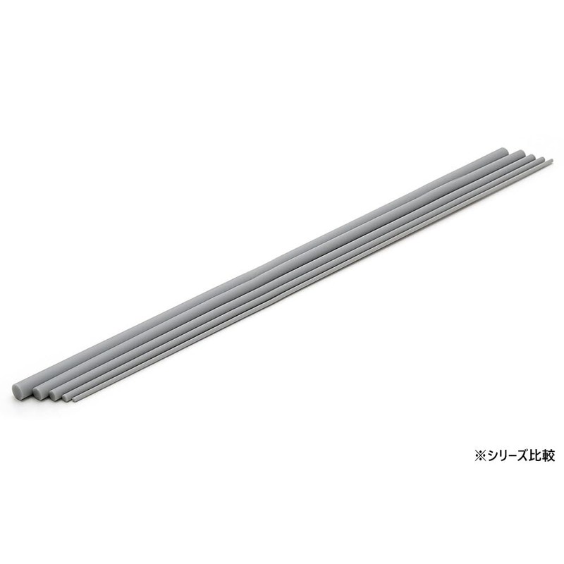 Wave OM-389 Material Series Plastic Round Rod, Gray, Outer Diameter