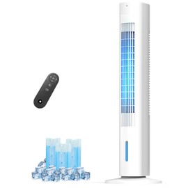 AIRTHRYL 35 INCH Evaporative Air Cooler, 3-IN-1 Quiet Portable Air Conditioners, AC Unit for Bedroom White