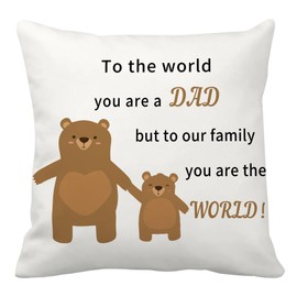 CDIXlmuz Dad Gifts, for Dad,Gifts for Dad,Dad Birthday Gifts,Cushion Covers,Gift Ideas for Dad,Gifts for Daddy,Presents for Dads,Funny Dad Gifts,Daddy Gifts from Daughter