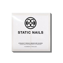 Static Nails Liquid Glass Lacquer Nail Art Sticker Guides, Straight