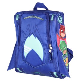 PJ Masks - Mochila Gekko Owlette Catboy de carreras de coche de viaje para juguetes, Azul, Una talla, Mochilas de viaje