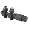 S SIENOC H-Valve Connection Set Centre Connection / Radiator Valves