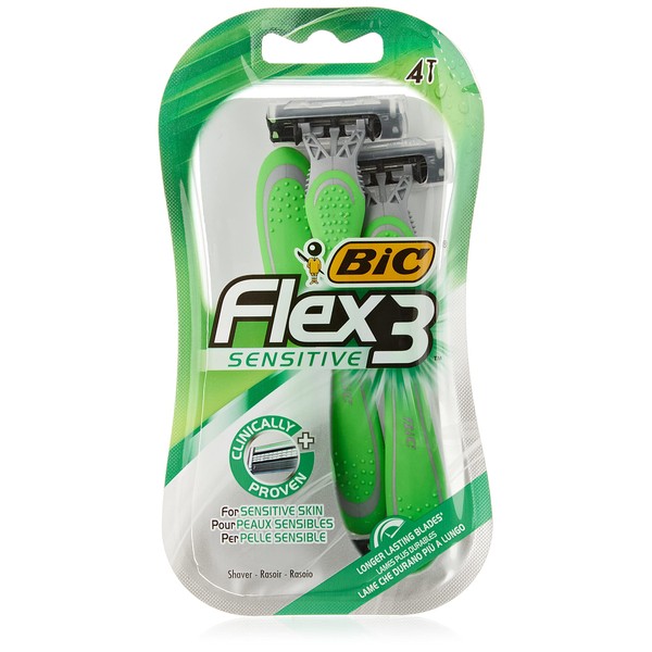Bic Flex-3 Sensit Blister 3+1 Unit
