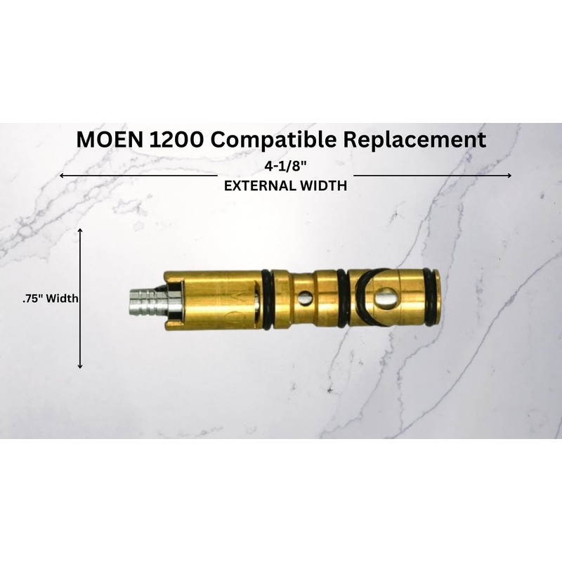 T & T Hardware Shower Cartridge Compatible with Moen 1200,