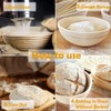 Proofing Basket, 23 cm Bread Proofing Baskets for Sourdough, Includes