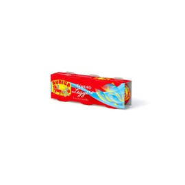 Tonno Auriga leggero 60grx3 all'olio di oliva. Non serve sgocciolare, -50% di grassi.