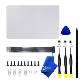 iPartsleader A2442 Trackpad Replacement for MacBook Pro (14-inch,M1,2021) Force Touch Touchpad with Cable and Screws Tool Kit EMC 3650 Late 2021 Year 661-23551 661-23552 (Silver)