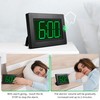 KWANWA Alarm Clock, Wall Clock, Digital Clock, 3" LED Digit