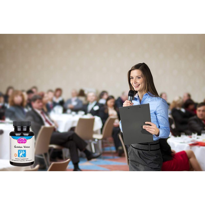 Dragon Herbs - Golden Voice Capsules - 100 Capsules, 500