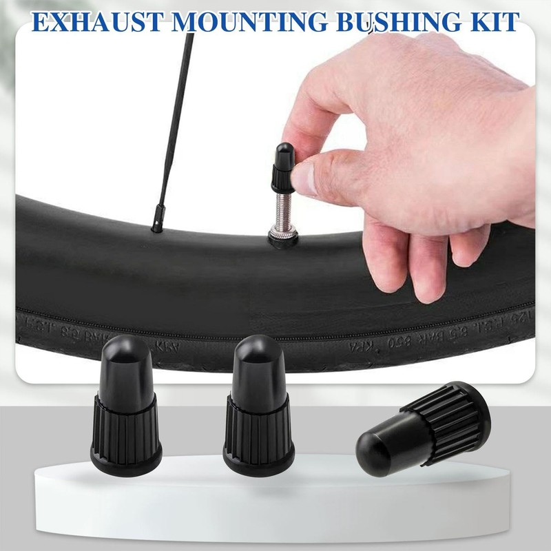 EHDWXVZM 200pcs Plastic Valve Cap, Valve Dustproof Cover, Valve Seal