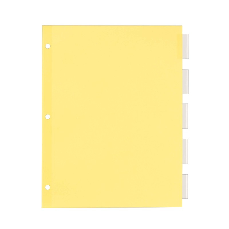 AVERY Office Essentials Insertable Tab Dividers - Set of 5