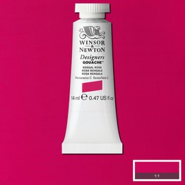 Winsor & Newton 8840534 Designer Gouache - Bengali Pink, 14 ml Tube - Matte Opaque Gouache Paints, Ideal for Gouache Painting, Brilliant, Lightfast Colours with Great Coverage