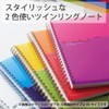 コクヨ(KOKUYO) ノート リングノート カラータグ Bi-COLOR セミB5 ピンク CTス-C20P