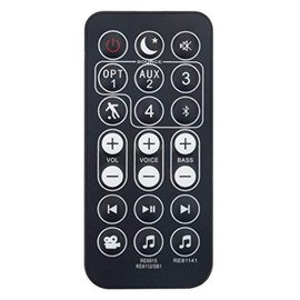 Replaced Remote Control Control Compatible with Polk Audio Magnifi One Magni-fi Sound Bar 1 RE8114-1 RE81141 RE8112-1 RE81121 RTRE81121 RE6915-1 RE69151 RTRE69151 SB1 SB1+ Omni SB1 OMNISB1
