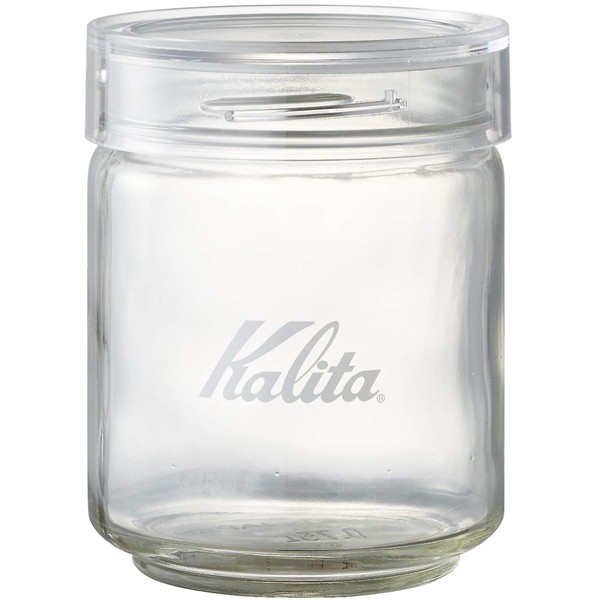 Kalita #44271 All Clear Bottle Canister 250, 25.4 fl oz (750 ml), Coffee Beans, Approx. 8.8 oz (250 g), Clear