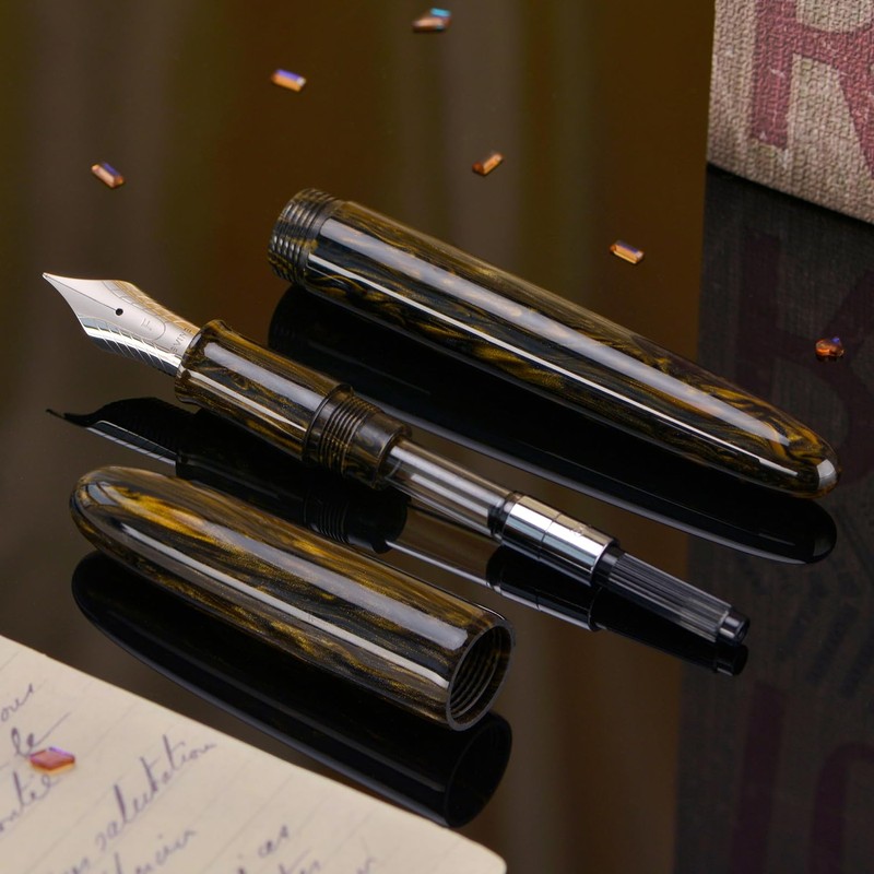 Asvine C80 Fountain Pen #8 Medium Nib Large Handcraft Pen