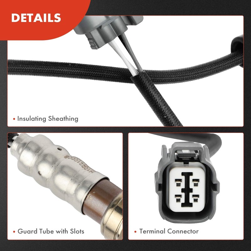 A-Premium - Sensor de oxígeno O2 compatible con modelos Honda
