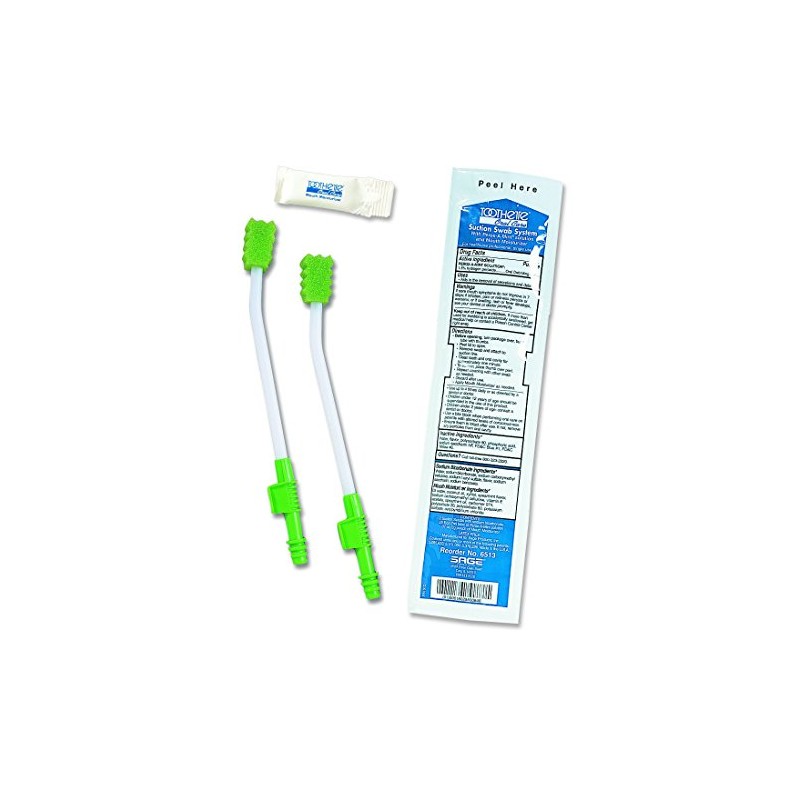 Toothette Suction Swab Kit, 6513 - Box of 50