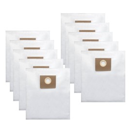 ORTVS 31345061010 Filter Bag for Fein Turbo I Vacuums, Replacement Dust Bags for Turbo 1, Tear-Resistant Non-woven Vacuum Filter Bag 2-3 Times More Capacity, for Dustex 25L Model, 10 Pack