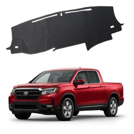 XITER Polyester Dashboard Cover Mat Carpet Dash Nonslip Sun Shade Mat Compatible For Honda Ridgeline 2017 2018 2019 2020 2021 2022 2023 2024.