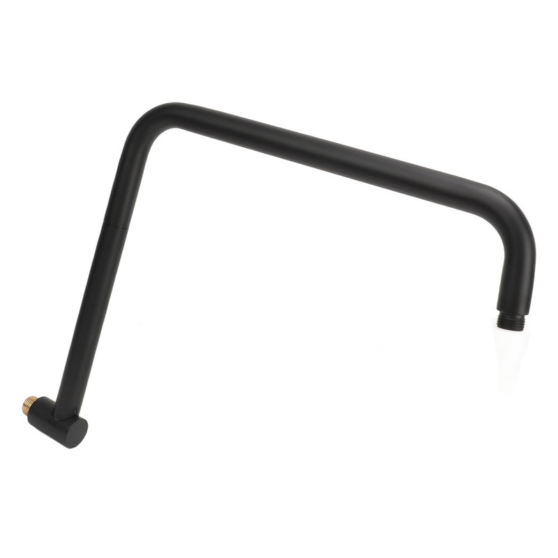 Shower Head Extension with Flange S Shape Shower Arm Wall