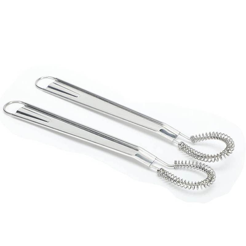WEERSTONE 2 x 20cm Stainless Steel Spiral Whisks - Silver
