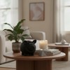 1 x ceramic piggy bank, black, blackboard varnish for labelling,