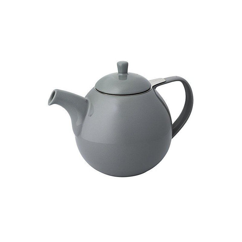 FORLIFE Curve Teapot with Infuser, 45-Ounce, Gray