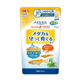 GEX GEX Medaka Genki Nurture Water Creation with Measuring Cap Chlorine-Free Refill 240mL