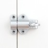 INIRET 2 Packs Self-Closing Latches，Silver Gray Spring Door Lock，Resilient Bolt