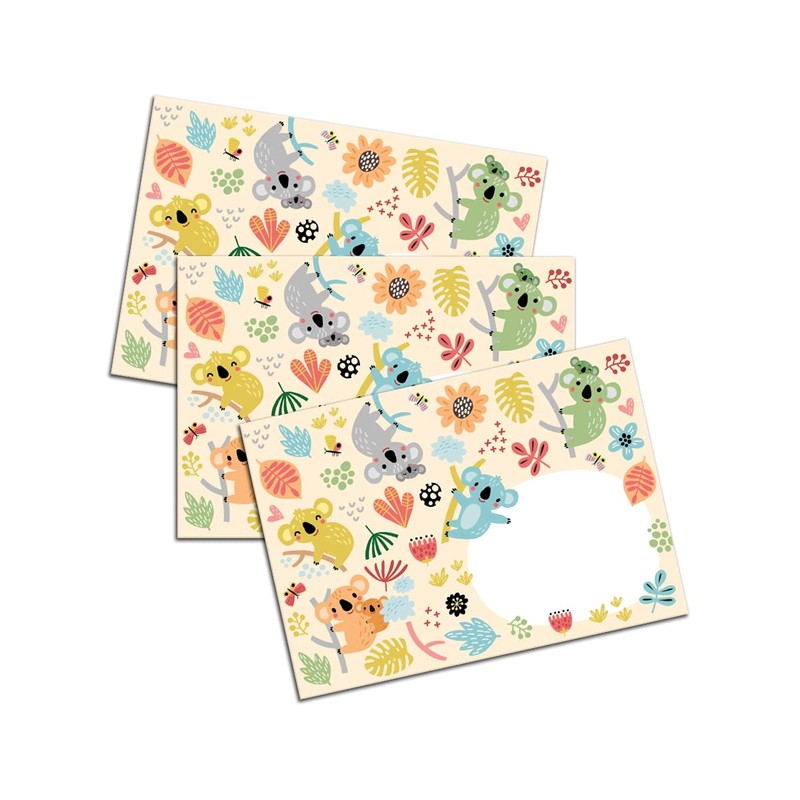 Letter Pad with Envelope for Kids Animals Koala Stationery Set