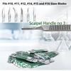 Scalpel Handles #3 + 3L Stainless Steel Knife, Blade Holder