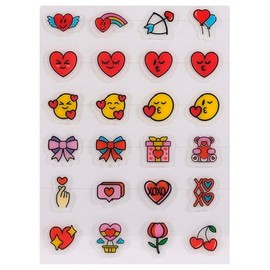 Parche Anti acné - Emoticon Love Yourself 72 piezas