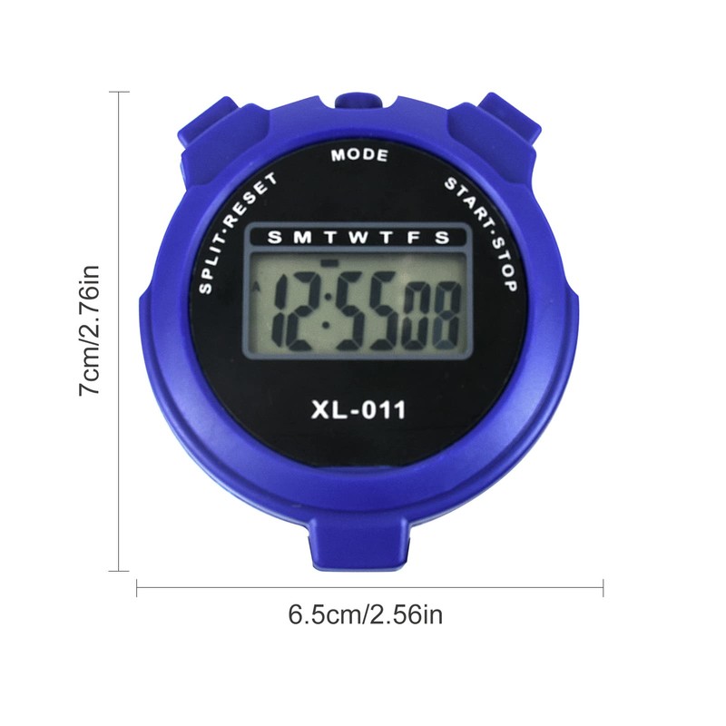 2pcs Digital Sports Stopwatch Timer Stopwatch Large Display Interval Training