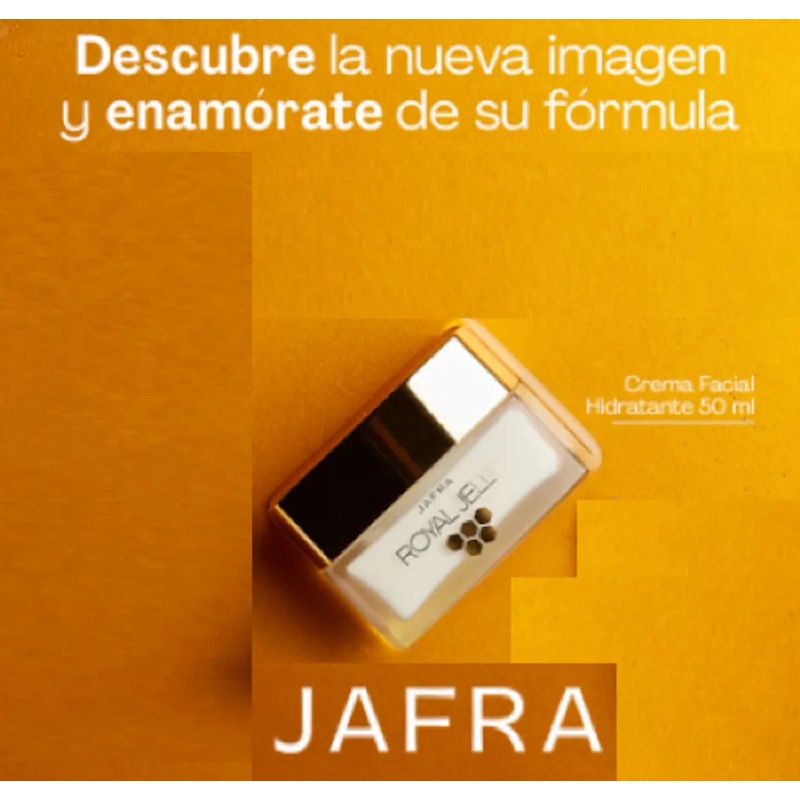 Crema Facial Humectante Jalea Real 50ml Jafra Todo Tipo Piel