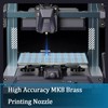 20pcs MK8 0.4mm 3D Printers Brass Nozzles Hotend Extrusion Nozzle