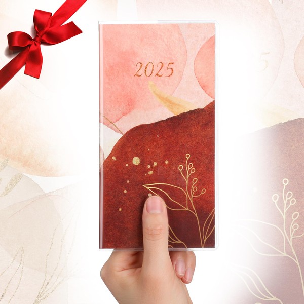 ReliThick 2025 Pocket Calendar for Purse Small Monthly Planner for