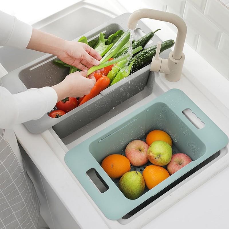 Yatmung Deep Freezer Organizer Bins Expandable - Freezer Baskets for