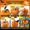 Fundaful Halloween Pumpkin Carving Kit, NEW 21 PCS Safe and